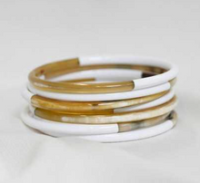 Charger l'image dans la galerie, Jonc en corne bicolore