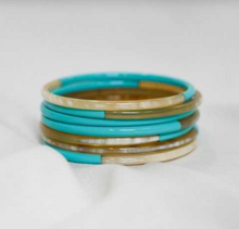 Charger l'image dans la galerie, Jonc en corne bicolore