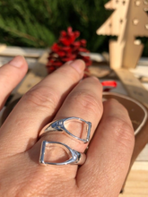 Charger l'image dans la galerie, Bague "Toi et Moi" étriers